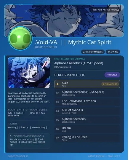Page 1 preview of .Void Croissant. || Bread Cult's Artist Profile